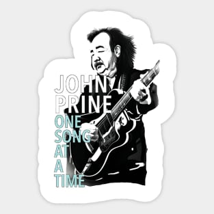 john prine  legend music country Sticker